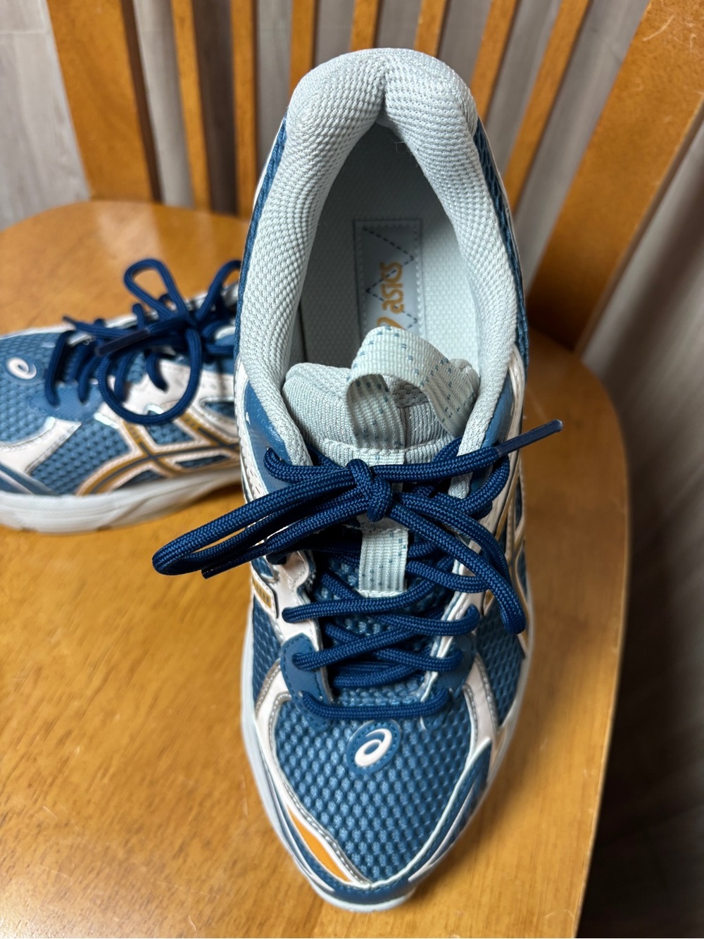 ASICS UB8-S GT-2160 Azure Pure Gold Women’s Sneakers Size 7.5 - Picture 4 of 9